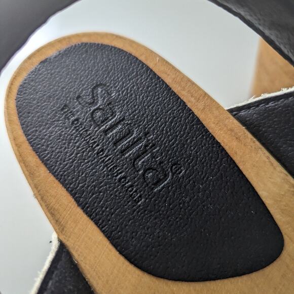 Sanita Mida Wood Wedge Heels Size 37 Equals US 5.5 - 6 - Picture 5 of 14